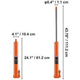 Vevor Wagenheber Stahl 4 t orange