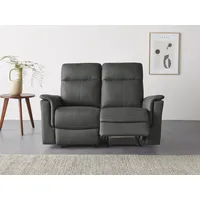 2-Sitzer HOME AFFAIRE "Southbrook", grau, B:144cm H:99cm T:92cm, Kunstleder 100% Polyurethan, Sofas, mit manueller und elektrischer Relaxfunktion