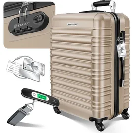 Kesser Reisekoffer 4-Rollen 66 cm / 84 l beige