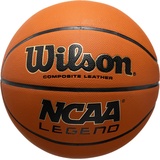 Wilson NCAA Legend Weiß Orange Haut Kunstleder 7