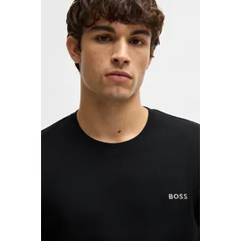 Boss Waffle LS-Shirt Schwarz S