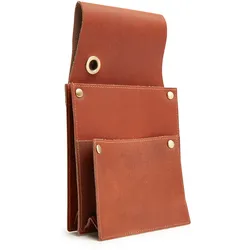 Served with Style - 111074 Camel - Holster Wallet & Notizblock & Bestellung & Stift klein 14 x 15.5