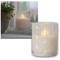 Star Trading LED-Kerze Flamme Romb 1 St. weiß