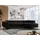 MKS Meble Eckcouch Schwarz 3-Sitzer