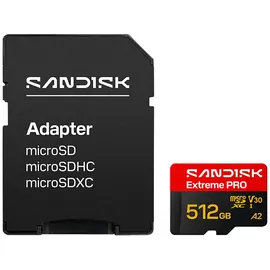 SanDisk Extreme Pro microSDXC UHS-I U3 V30 A2 512 GB