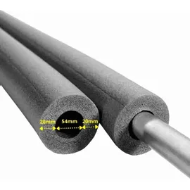 NMC 2 m Rohrisolierung für Rohr Ø 50 - 54 mm - Dämmschichtdicke 20 mm