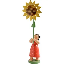 Wendt & Kühn Mädchen mit Sonnenblume 16 cm mehrfarbig
