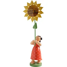 Wendt & Kühn Mädchen mit Sonnenblume 16 cm mehrfarbig