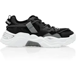 Sneaker PLEIN SPORT "Runner Sneaker Ultraleichte Runner Sneaker", Gr. 42, schwarz (02, schwarz), Schuhe