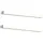Trio Led Badezimmer Wandleuchten 2er Set In Chrom - Spiegelleuchten, Breite 80cm