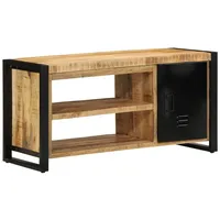 VidaXL Schuhbank 100x40x50 cm Raues Mangoholz