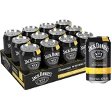 Jack Daniel's Lynchburg Lemonade - Tennessee Whiskey - Whiskey Noten treffen auf spritzig-süße Zitronenlimonade -12 x 0.33L/ 10% Vol.