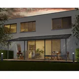 CANOPIA Terrassenüberdachung Capri 295 x 739 cm grau