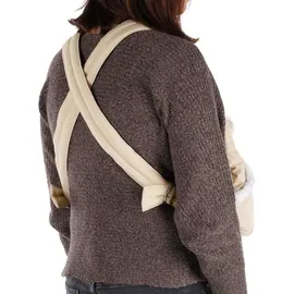 Karlie Flamingo Cuddi Beige 32x22x25cm – Polyester & Plüsch – Top-Öffnung – Boden abnehmbar – Seitentaschen – Staufach – Schulterriemen – Sicherheitsleine