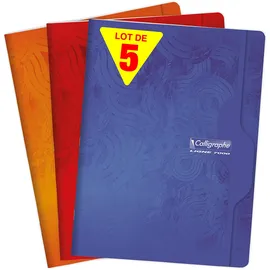 Calligraphe 5x Heft 24x32 Fr-Lineatur 96Bl- sortiert, 7498C