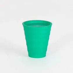 6 Becher 250 ml grün Amazonas – 100% abbaubar, spülmaschinenfest, nachhaltig