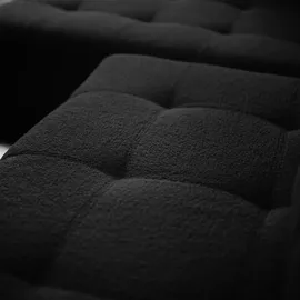 lookway Ecksofa ASTON mit Schlaffunktion Schwarz