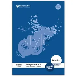 Ursus Briefblock A5 50 Blatt 70g/qm weiß/blanko