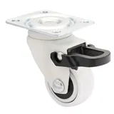 Wagner Design - 3C - Lenkrolle/Apparaterolle/Transportrolle/Möbelrolle - weiß,