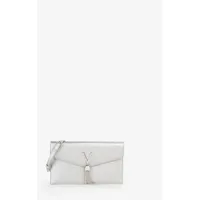 Valentino Luxe Umhängetasche Kunstleder Silber