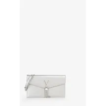 Valentino Luxe Umhängetasche Kunstleder Silber