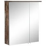 Schildmeyer Spiegelschrank Milan 134747, Panamaeiche Dekor, 60,5 x 16 x 72,3 cm,