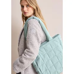 Shopper CECIL, Damen, light strong mint, Nylon, Taschen, lässig umgeschlagen