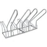 Baumarktplus Fahrradständer Mehrfachständer 140x40x83 cm Stahl grau