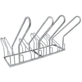 Baumarktplus Fahrradständer Mehrfachständer 140x40x83 cm Stahl grau