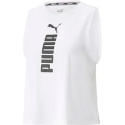 PUMA Damen Shirt Puma Fit Tri-blend Tank, PUMA WHITE, L