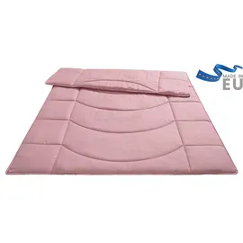 MY HOME Microfaserbettdecke »Microlux«, Füllung 3D-Klimafaser, Bezug: Microfaser-Feinbatist samtweich, bunte in 135x200 cm und weiteren Größen, Sommer oder Winter