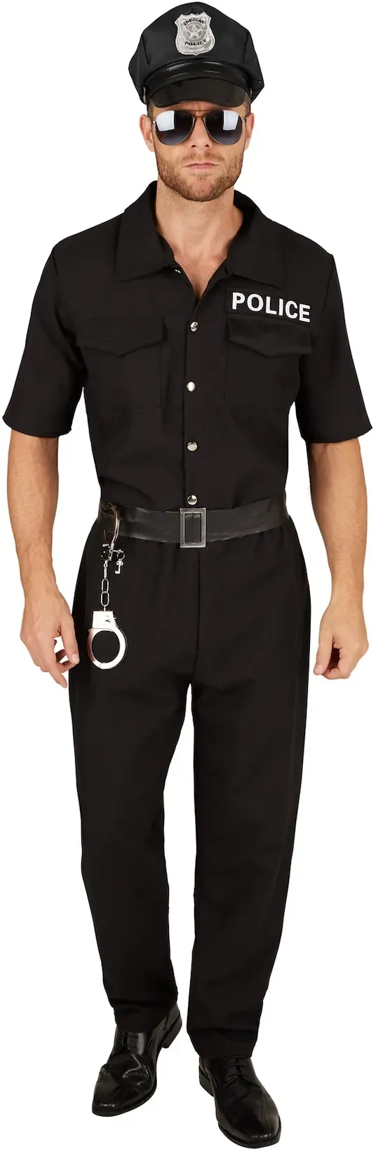 tectake® Herrenkostüm Polizist