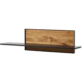 MASSIVMOEBEL24.DE Wandregal 132 x 27 x 35 cm Beige