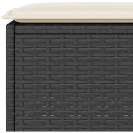 vidaXL Gartenbar Set 3-tlg. Schwarz