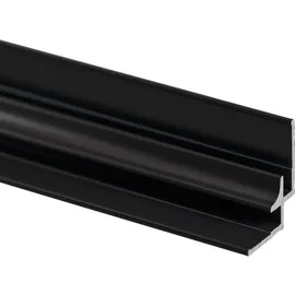 Schulte Eckverbinder in Ecke für Duschrückwand DecoDesign 255 cm Mattschwarz
