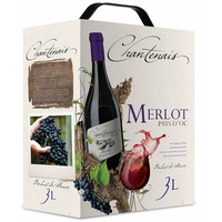 1x Merlot Rotwein trocken Bag-in-Box Vin de Pays d'Oc Languedoc Frankreich