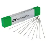 DT Swiss Speichen Champion 2.0 VE100 silber 296 mm - robuste Standardspeiche für Straße & MTB