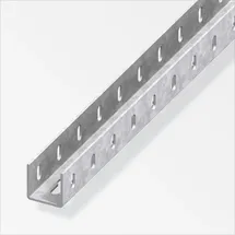 Alfer - U-profil 1,5 X 35,5 X 1000 Mm Verzinkt Gelocht Profil U Schiene