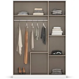 Rauch Drehtürenschrank Holmes 136 x 197 x 54 cm Grau