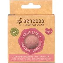 benecos natural Konjac Sponge red clay