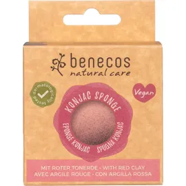 benecos natural Konjac Sponge red clay