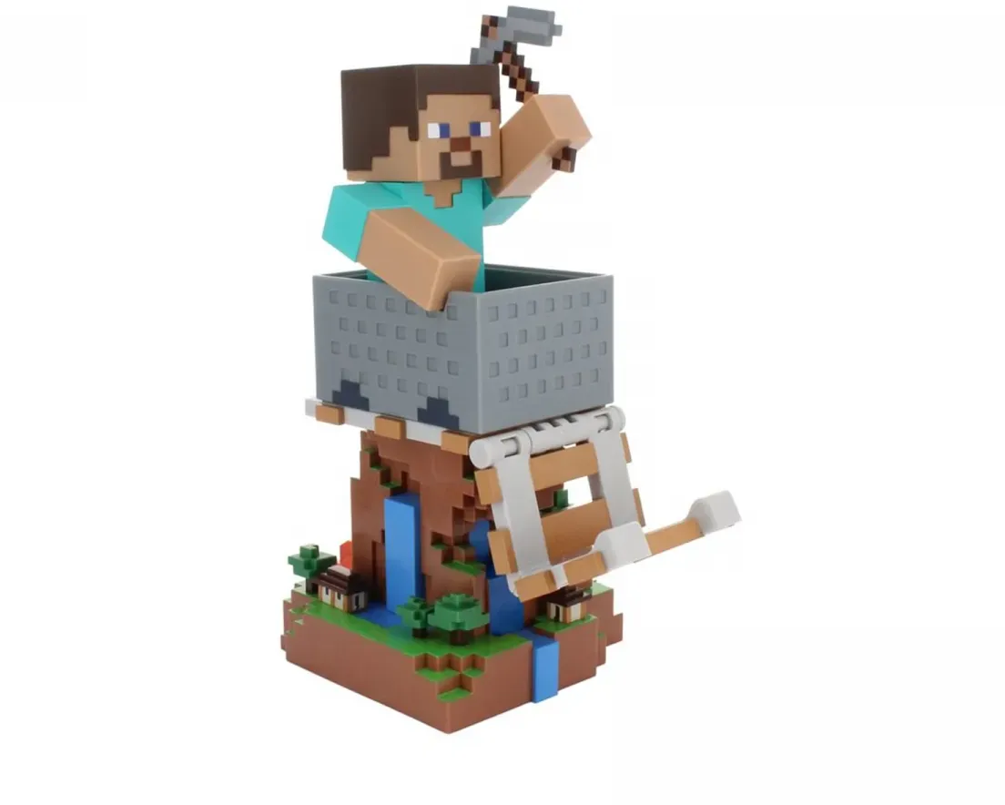 Cable Guys Minecraft: Steve R.E.S.T Ständer für Controller und Smartphones