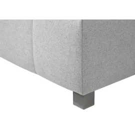 MAINTAL Polsterliege MAINTAL "Mailo", grau, B:117cm L:218cm, Komplettbetten, mit Kopfteil & Bettkasten, 3 Breiten, Federkern- oder Bonellmatratze