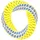 Karlie Glowa Ring S blau/gelb
