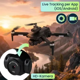 casativo C0 Faltbarer RC-WLAN-Quadrocopter mit HD-Kamera und Zusatz-Akku