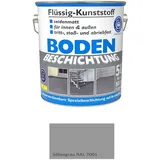 Wilckens 5 L. Neutral Bodenbeschichtung Flüssig Kunststoff, Farbwahl Seidenmatt - 5 l - Silbergrau RAL 7001