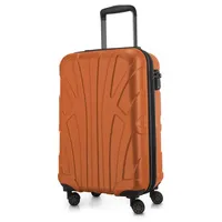 Suitline Hartschalenkoffer Trolley 4-Rollen Cabin 55 cm / 34 l orange