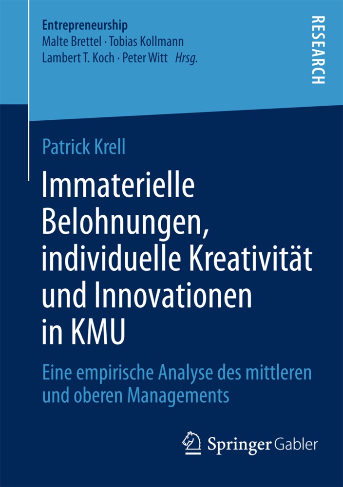 Immaterielle Belohnungen  Individuelle Kreativität Und Innovationen In Kmu - Patrick Krell  Kartoniert (TB)