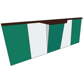 Kletterwand Boulderwand-Bausatz Outdoor Sport Höhe 2,48 m