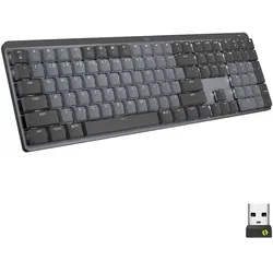 LOGITECH Gaming-Tastatur "MX Wireless Illuminated Performance - US - EMEA - TACTILE", schwarz, B:46,8cm H:22cm T:16,6cm, Tastaturen, Arbeiten. Spielen. Kommunizieren.